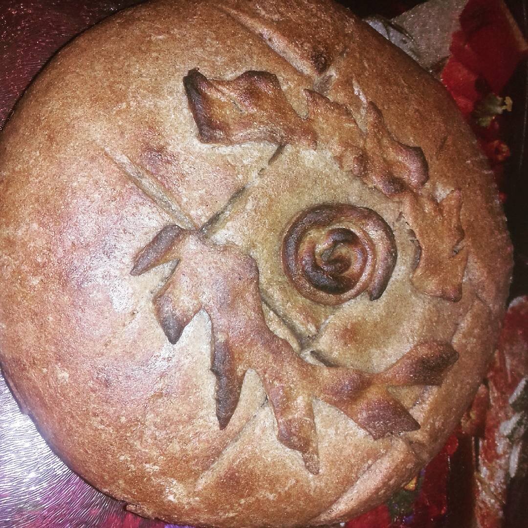 Вот такой каравайчик получился.                                                                               