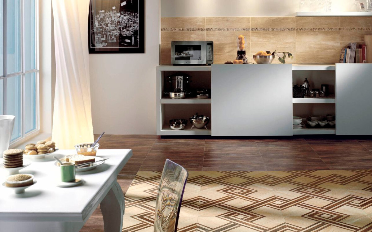 Пол на кухне лучше