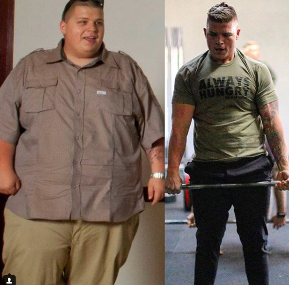 Источник всех фото - instagram.com/obese_to_beast/ 
 Невероятная трансформация - Дэвид скинул 90 кг и стал зверем 