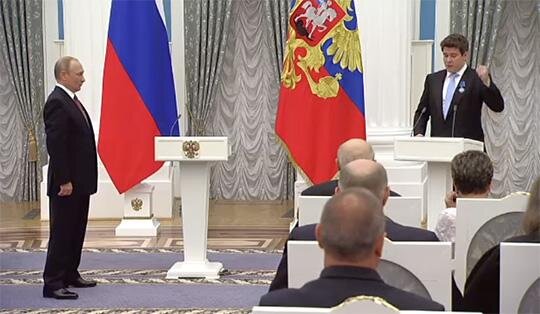 
Денис Мацуев своей пространной речью явно утомил президента