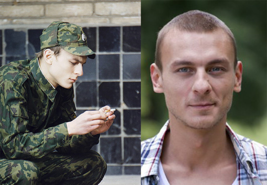 Актер играл в солдатах