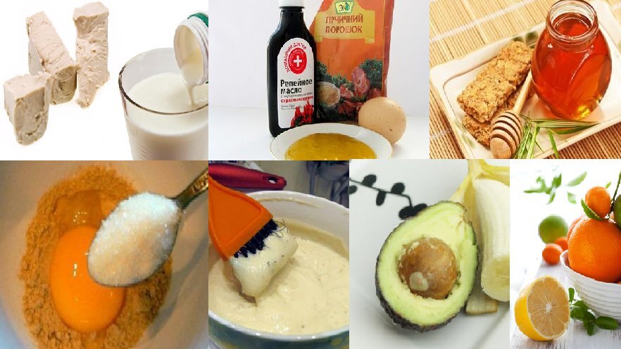 Приготовление маски для волос в домашних условиях