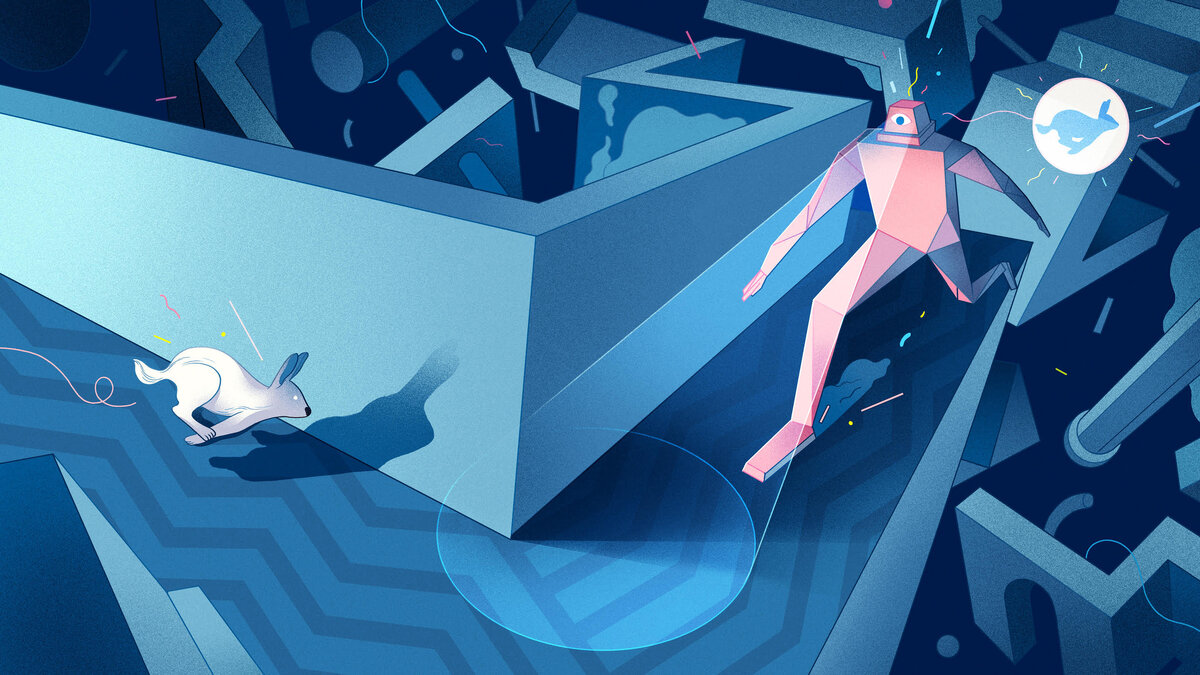 Предметы за углом выдает край тени. Руне Фискер для Quanta Magazine