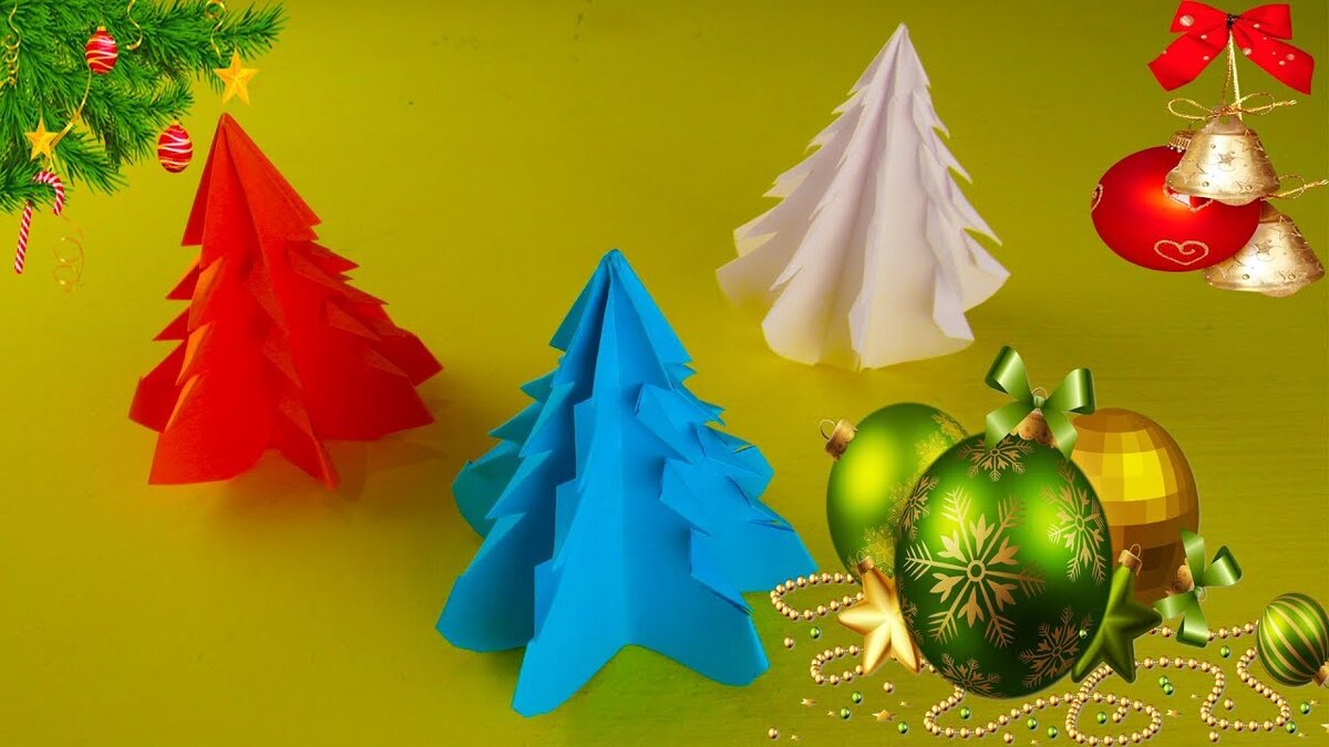 Необычная елка из бумаги своими руками на Новый год 2024: лучшие идеи
