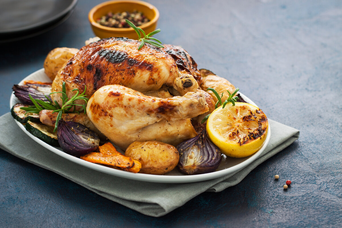 Источник:https://ru.freepik.com/free-photo/baked-chicken-with-lemon-and-vegetables_983936.htm#term=мясо%20индейки&page=1&position=0