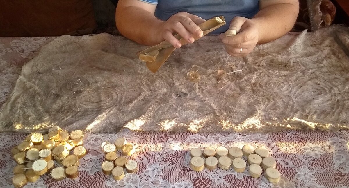 подготовка берёзовых плашек
