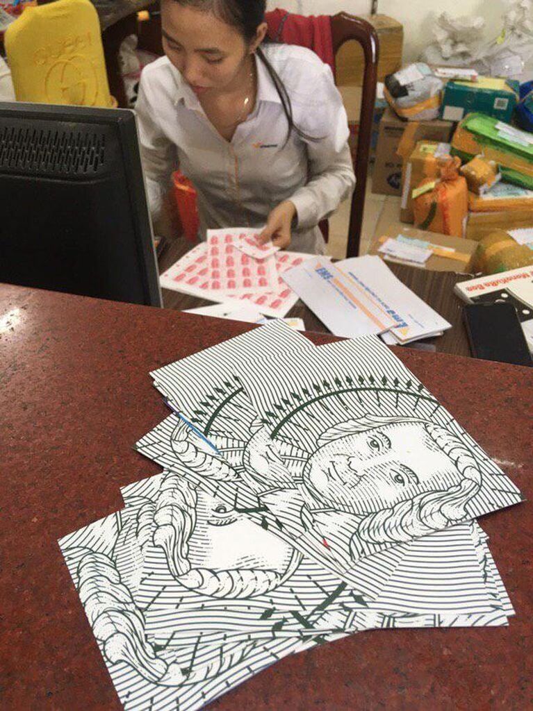 Отправляем открытки с Фукуока