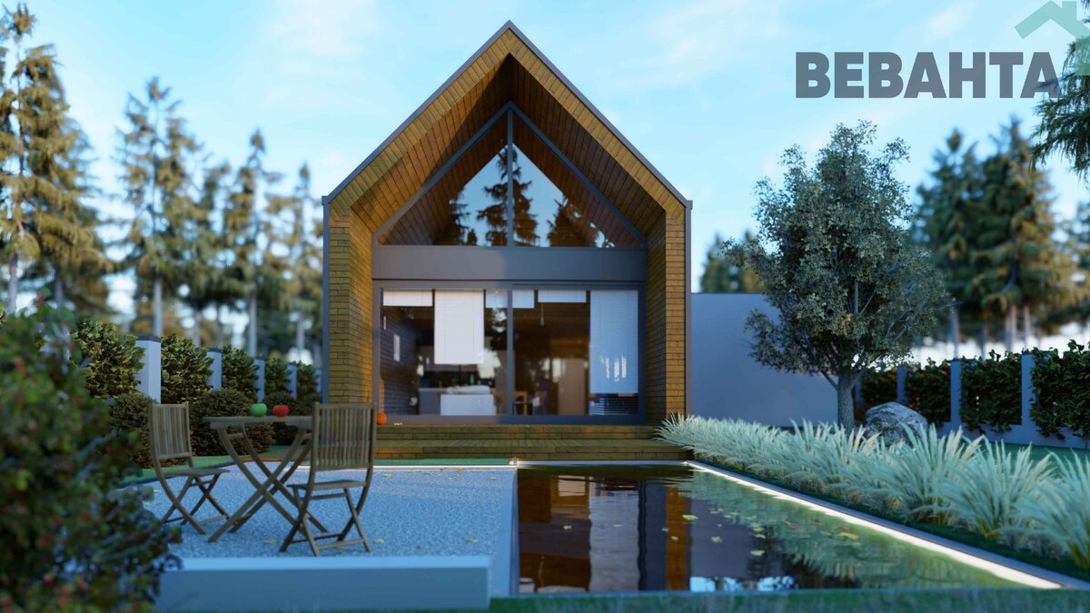 Индивидуальный проект разработан для постоянного проживания семьи из 4 человек и отвечает всем требованиям заказчика.  