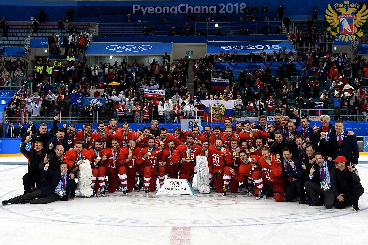 Олимпийские школы хоккея. Сборная России по хоккею 2018 год Олимпийский чемпион.