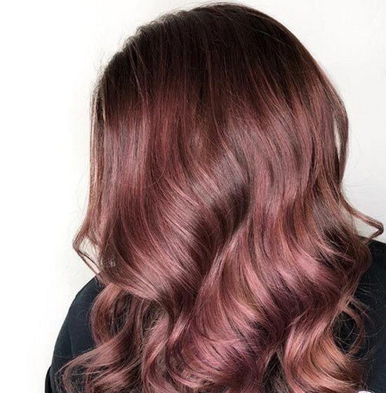Оттенок розового дерева краска для волос