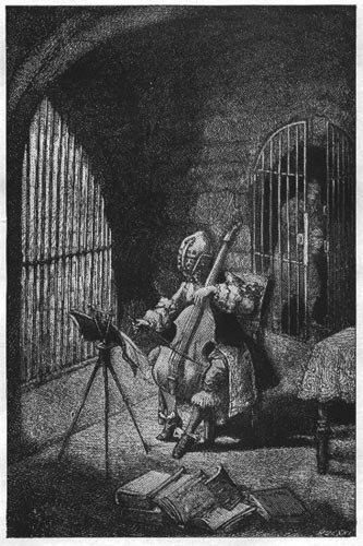 узник за игрой на скрипке, источник: сеть интернет