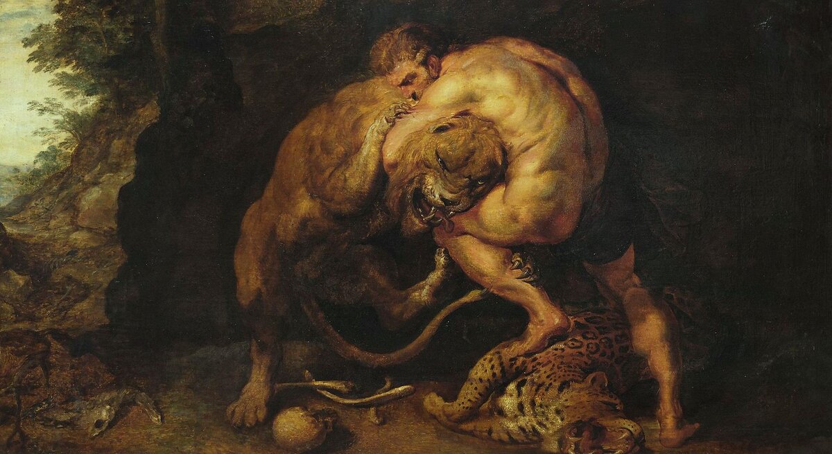 Рубенс, "Геракл и немейский лев"