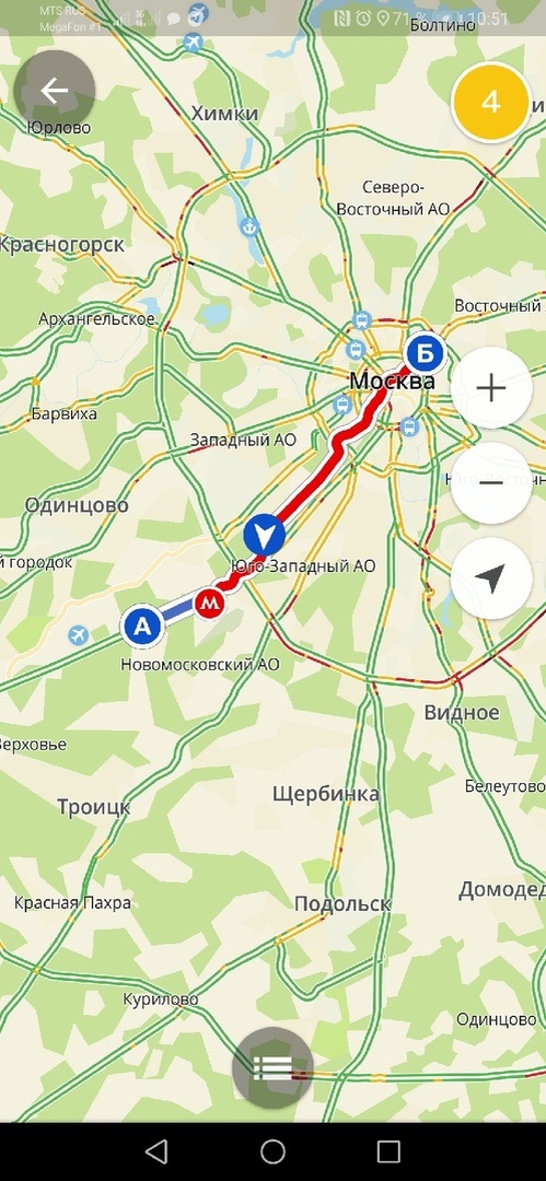 Мой маршрут по Москве.