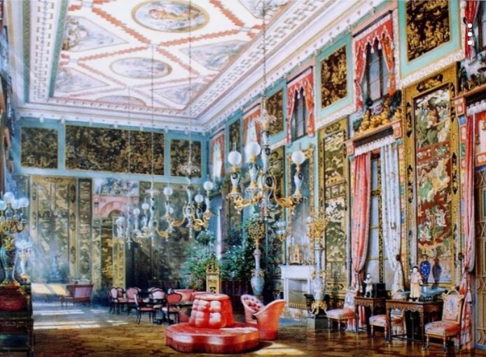 Китайский зал, Екатерининский дворец. Фотография с просторов Интернета