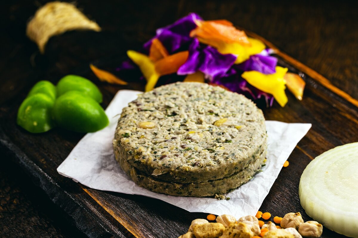 Веганская котлета на растительной основе