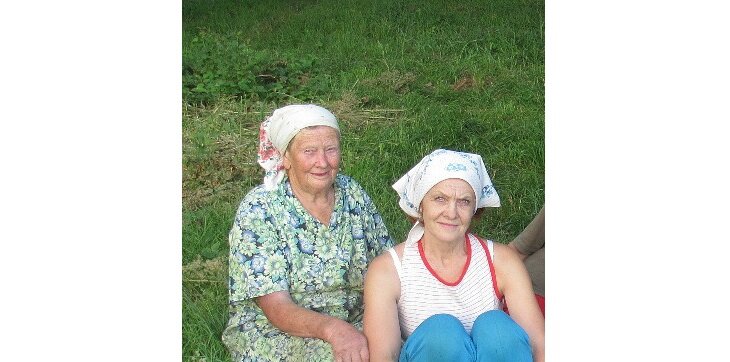 2012 год, Короткая Мария Петровна с дочерью Ниной.