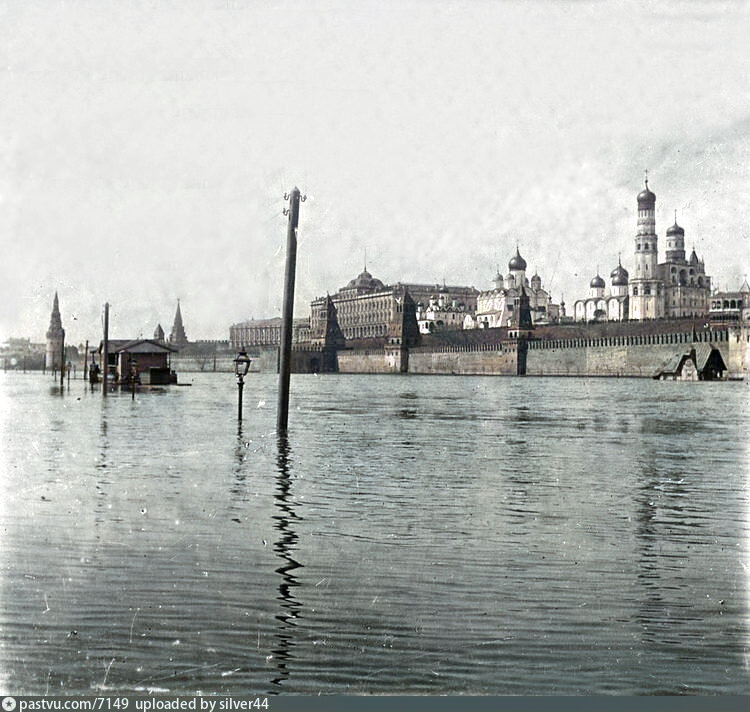 Москва под водой: снимки самого масштабного наводнения 1908 года в ...