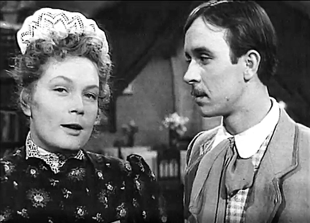 Кадр из телеспектакля "Дети солнца" (1956)