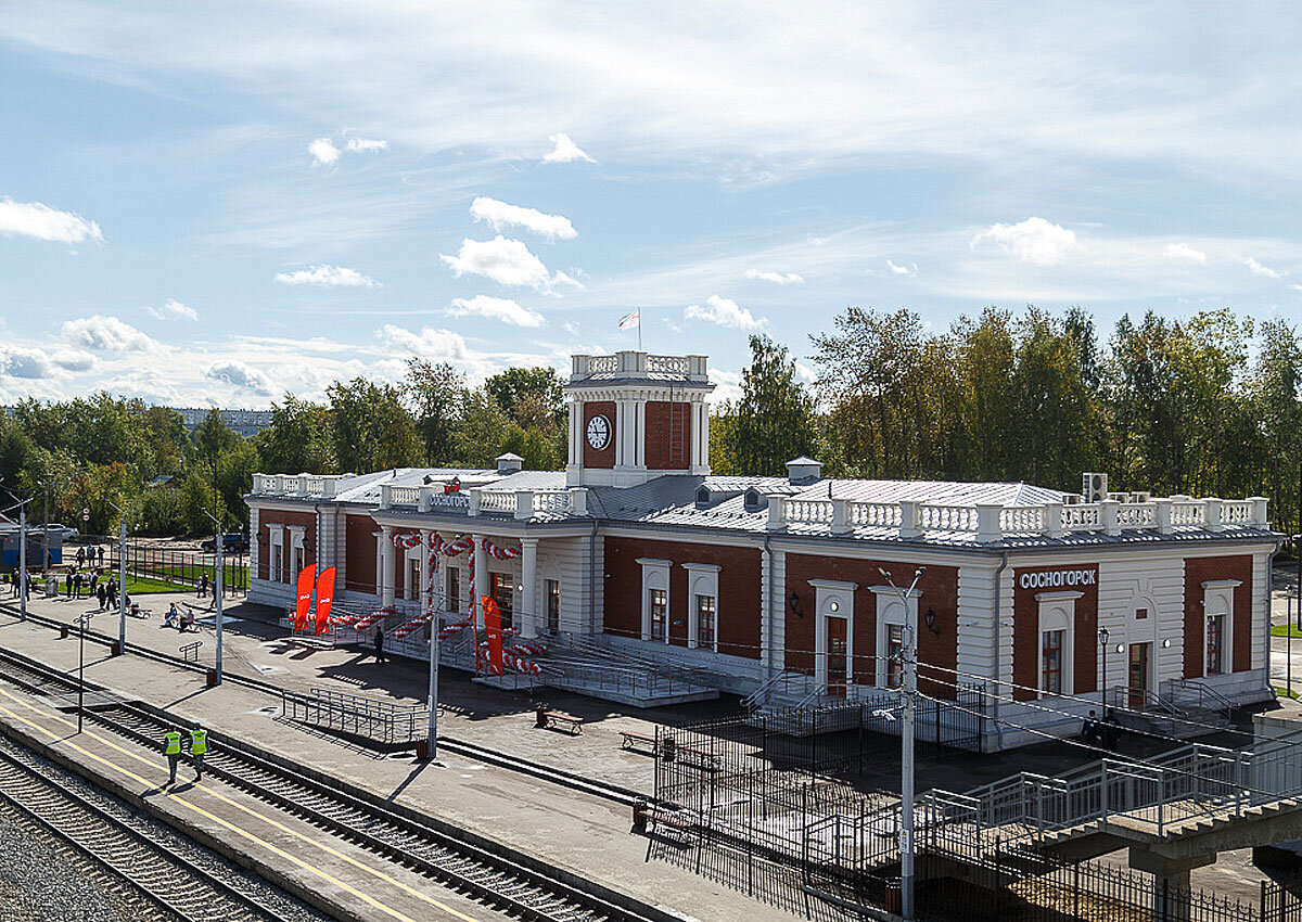 Вокзал в Сосногорске
