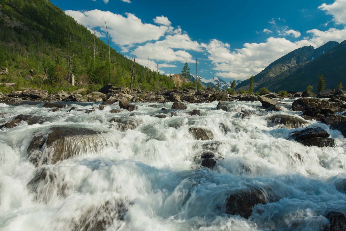 Мультинские озера водопад