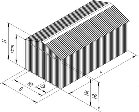  Размеры для составления проекта