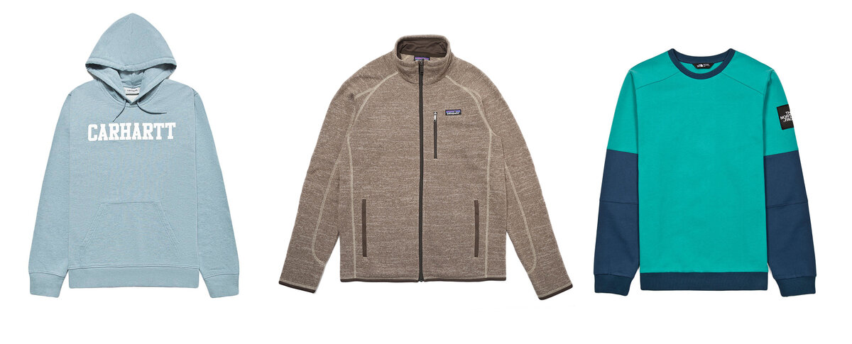худи Carhartt WIP, толстовка Patagonia, толстовка The North Face