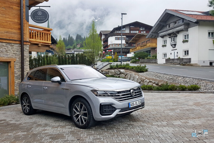 На мировой динамической премьере Volkswagen Touareg  в Австрии