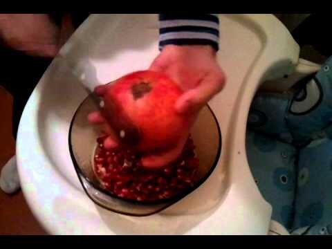 Как очистить гранаты?