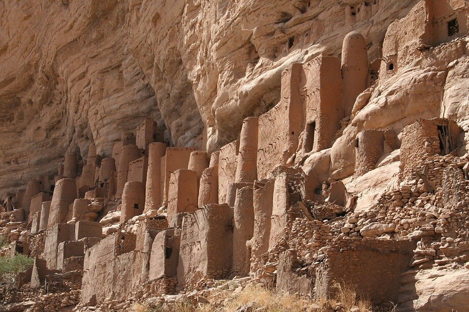 поселение догонов, фото с сайта GEO Reisecommunity