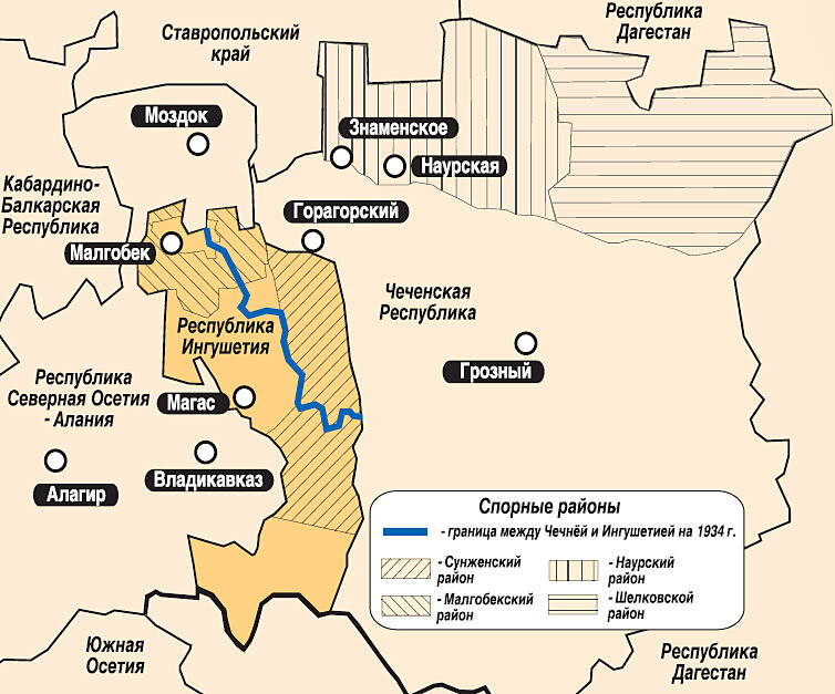 Чечня ингушетия дагестан карта
