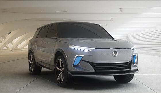 концептуальная платформа SsangYong e-SIV concept