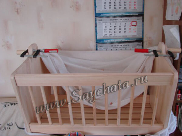 Кроватка для новорожденного своими руками: чертежи по размерам с фото