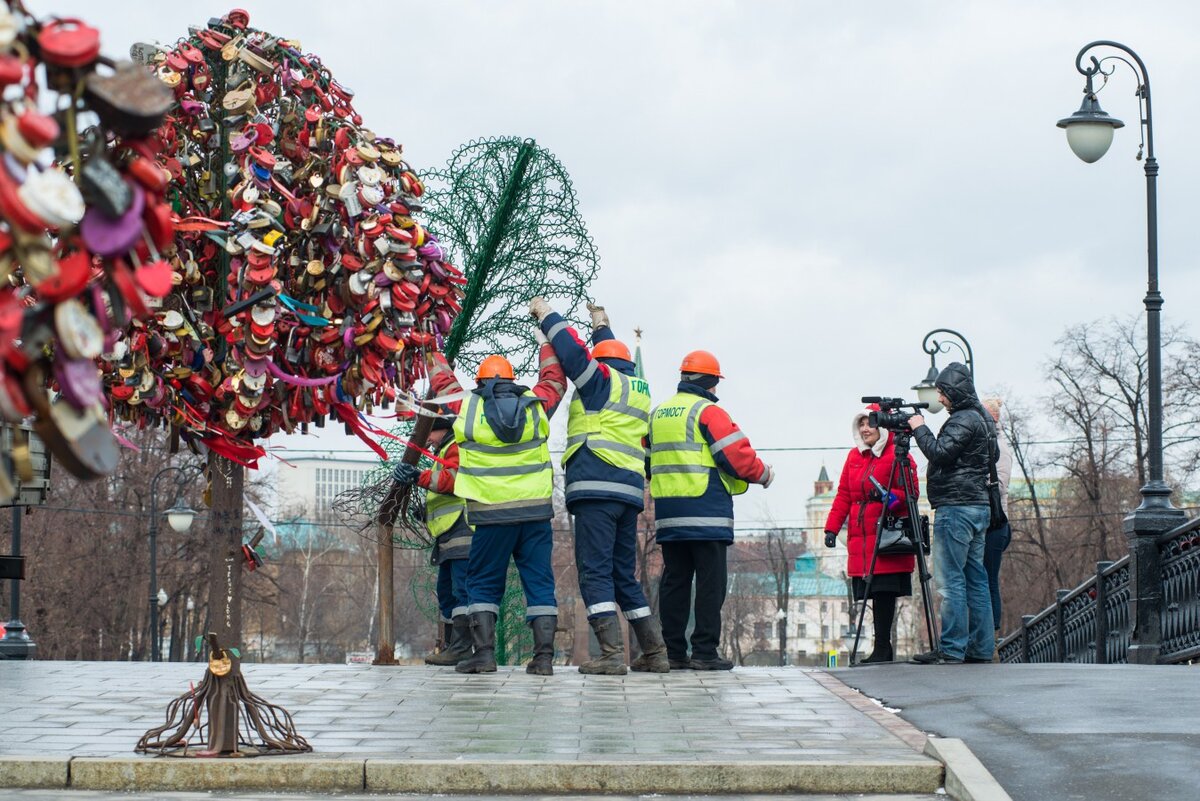 Лужков мост в москве