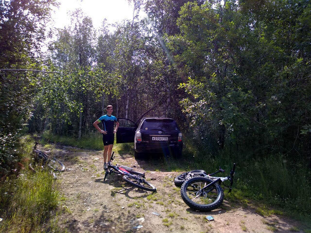 ст. Андриановская, место старта