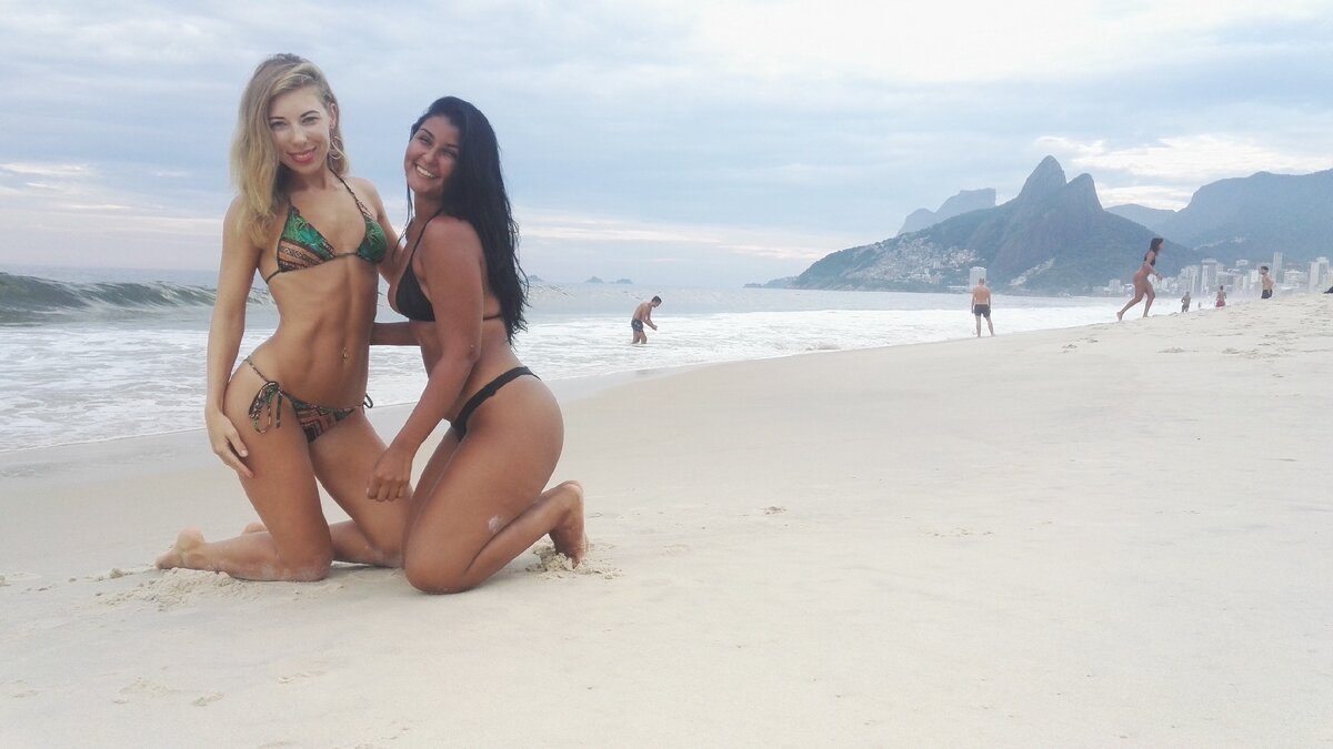 Пляж Ipanema, моя последняя пляжная вылазка с друзьями.