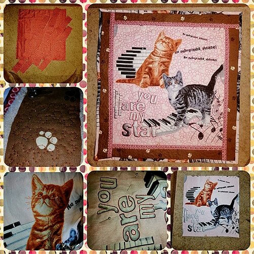 "Что такое красота? Это дом, где два кота! Что такое теснота? Это дом, где три кота!" (с) -  на этом квилте все для красоты имеется))