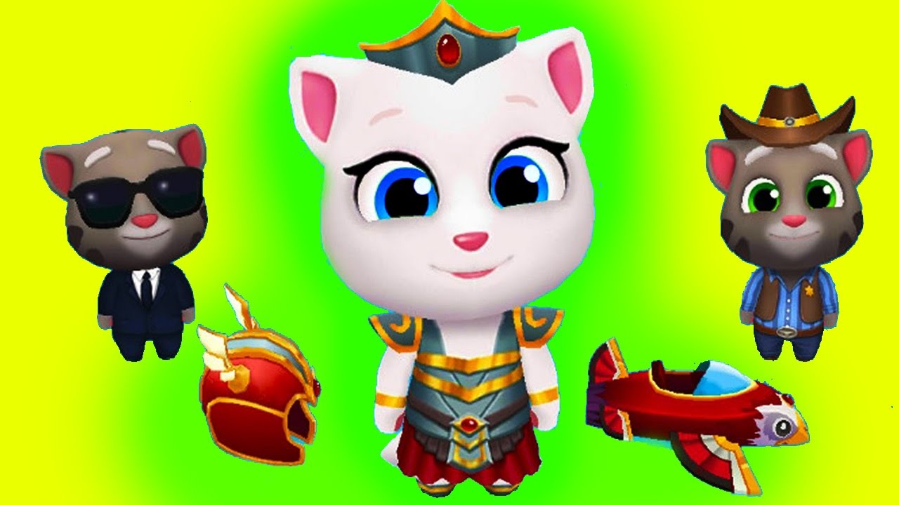 ТОМ ЗА ЗОЛОТОМ ГОВОРЯЩАЯ АНДЖЕЛА ВАЛЬКИРИЯ Talking Tom Gold Run Valkyrie  Angela игровой мультик | Машины Машинки | Дзен