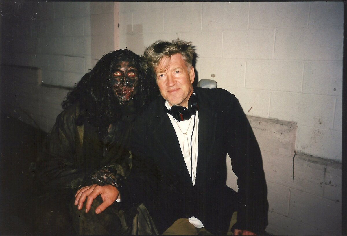 с режиссером картины Дэвидом Линчем