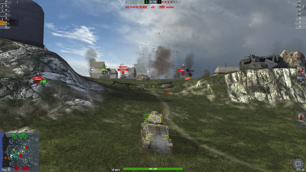 Скриншот из игры World of Tanks Blitz