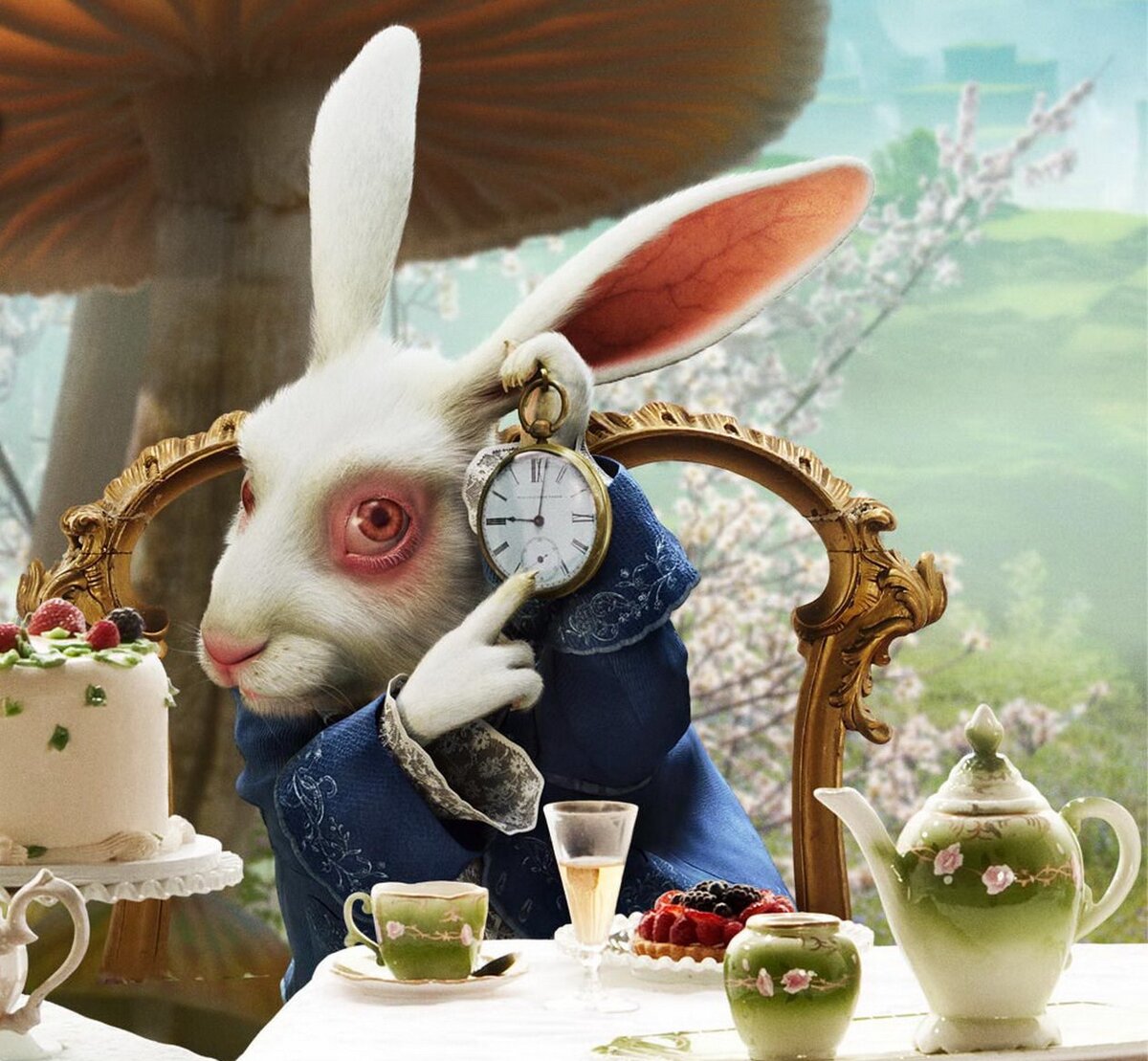 Белый кролик "Алиса в стране чудес"