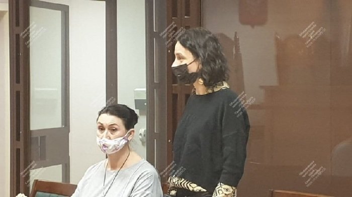 Марина Кохал (сидит) в суде. Источник: Объединенная пресс-служба судов Петербурга