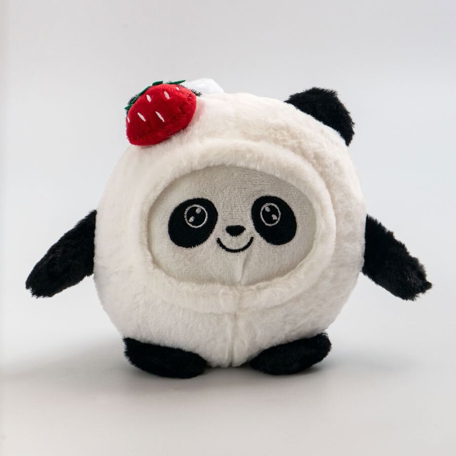  Мягкая игрушка "Панда" с ягодкой 16 см