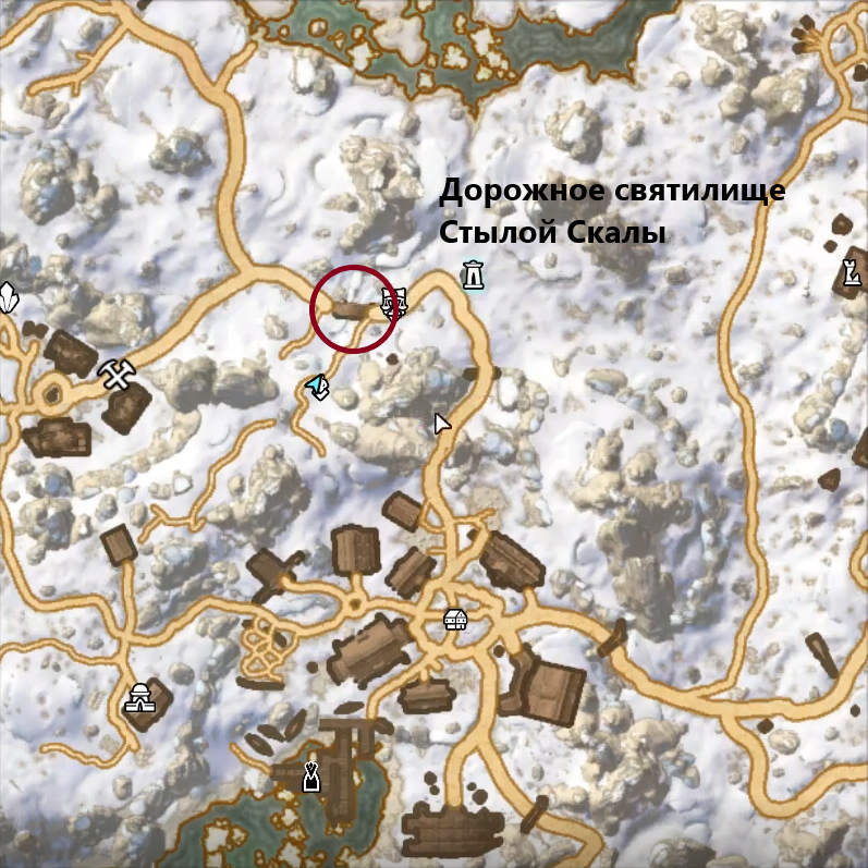 Местоположение на карте