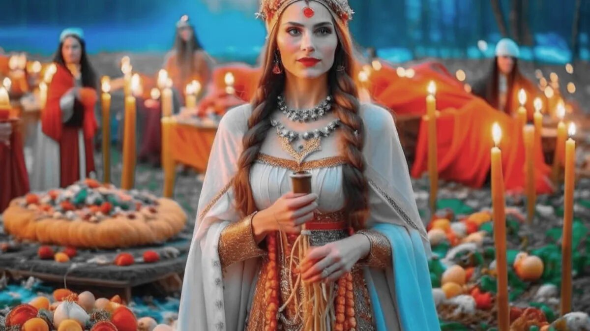Славянский праздник богини Лады. Фото: Курьер.Среда через rudalle.ru