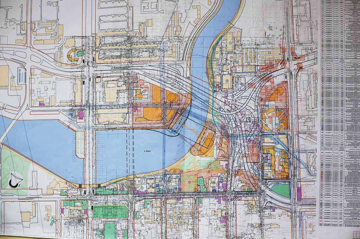 Карта будущей стройки