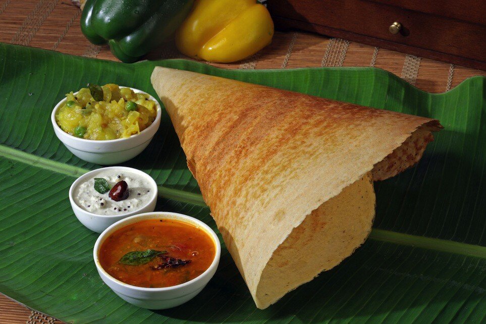 Dosa индийское блюдо