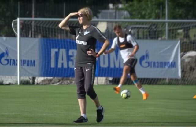 Мария Бурова. Фото: официальный канал Зенита на YouTube