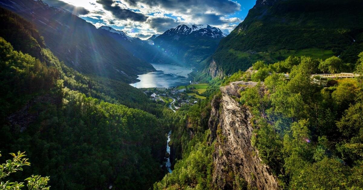 Норвежский фьорд