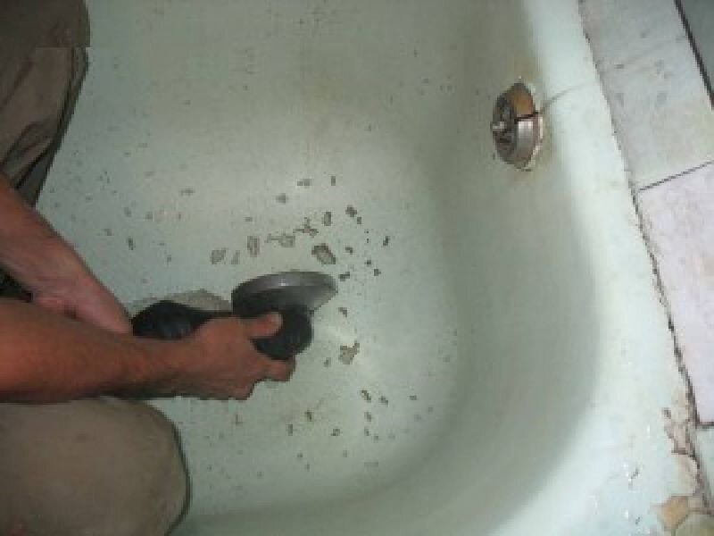 3. Очистите ванну