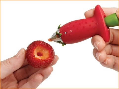 Щипчики для хвостиков клубники